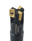 3/4" 90 Deg Square Shoulder Indexable End Mill plus 13 APKT11T308 Carbide Inserts,