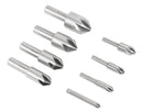 82 Degree 6 Flute H.S.S. Machine Countersink, 8 Pcs, Precision Ground, 0206-1018