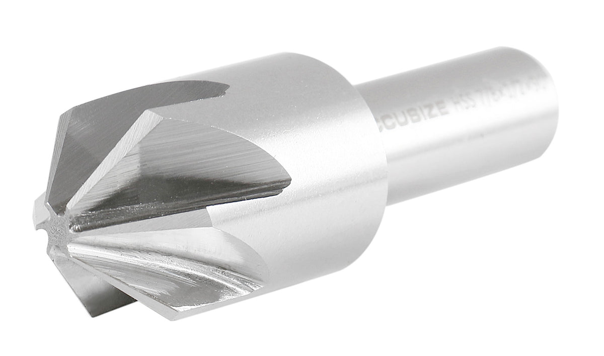 90 Degree 6 Flute H.S.S. Machine Countersink, 8 Pcs, 0206-2016