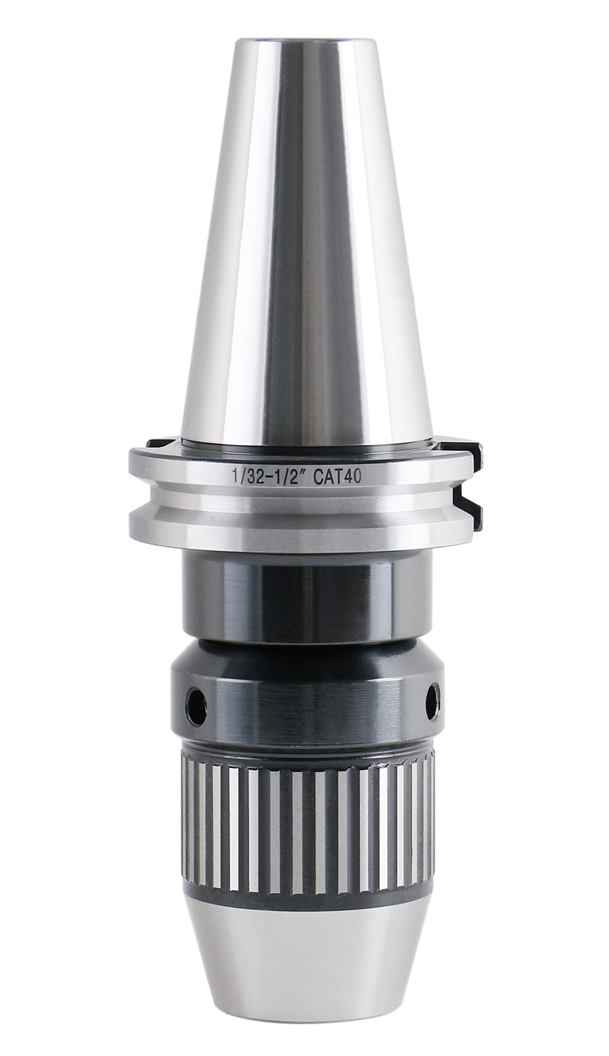 0-1/2'' Cat40 CNC Integral Keyless Drill Chuck, 0222-0890