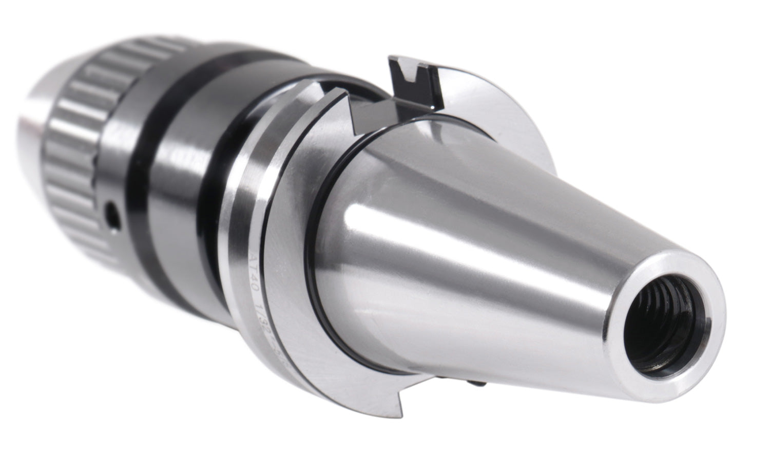 Accusize CNC-Bohrfutter CT40 - Hochpräzise, 0-1/2 Zoll, Schlüsselloses System