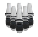 0222-0892x6, 6 Pcs of 0-5/8" CAT40 CNC Integral Keyless Drill Chuck Acc. 0.002"