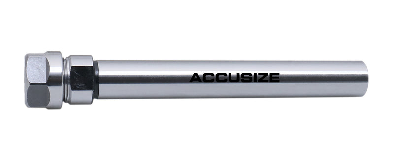 Accusize Industrial Tools 5.51'' Shank Length 3/4'' Straight Shank Alloy Steel ER16 Collet Chuck Extension Rod, 0223-0209