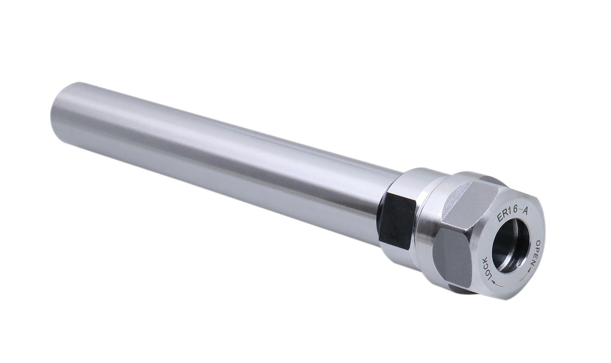 Accusize Industrial Tools 5.51'' Shank Length 3/4'' Straight Shank Alloy Steel ER16 Collet Chuck Extension Rod, 0223-0209