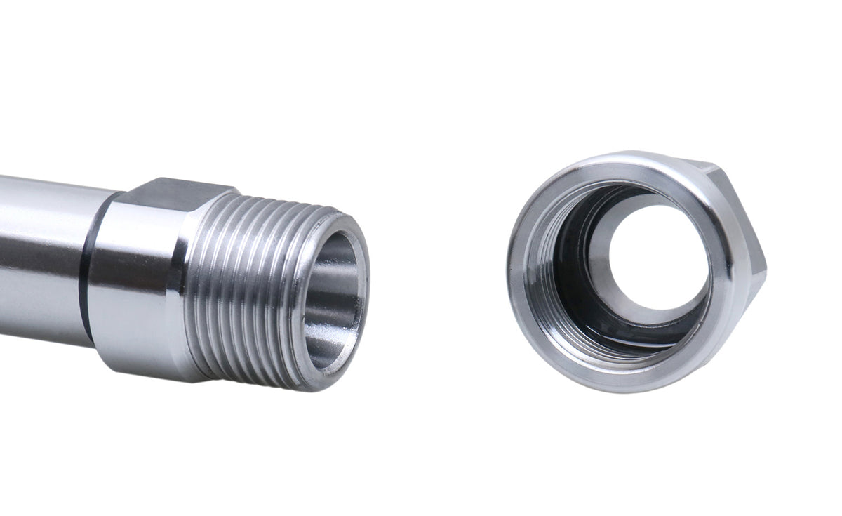 Accusize Industrial Tools 5.51'' Shank Length 3/4'' Straight Shank Alloy Steel ER16 Collet Chuck Extension Rod, 0223-0209