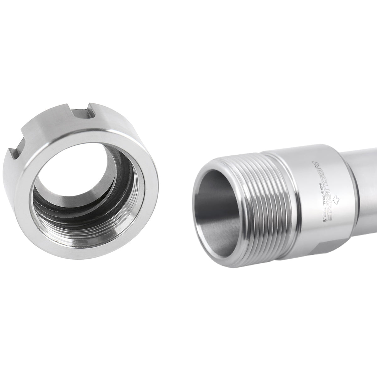 ER25 Collet Chuck Extension Rod, 1.96 in. Shank Length, 1 in. Straight Shank Alloy Steel, 0223-0211