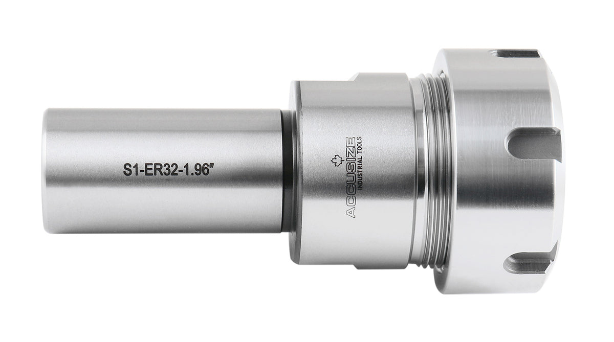 Mandrin à pince hexagonale ER16 à tige droite 3/4", fabriqué en acier allié de haute qualité, trempé selon HRC 56-60