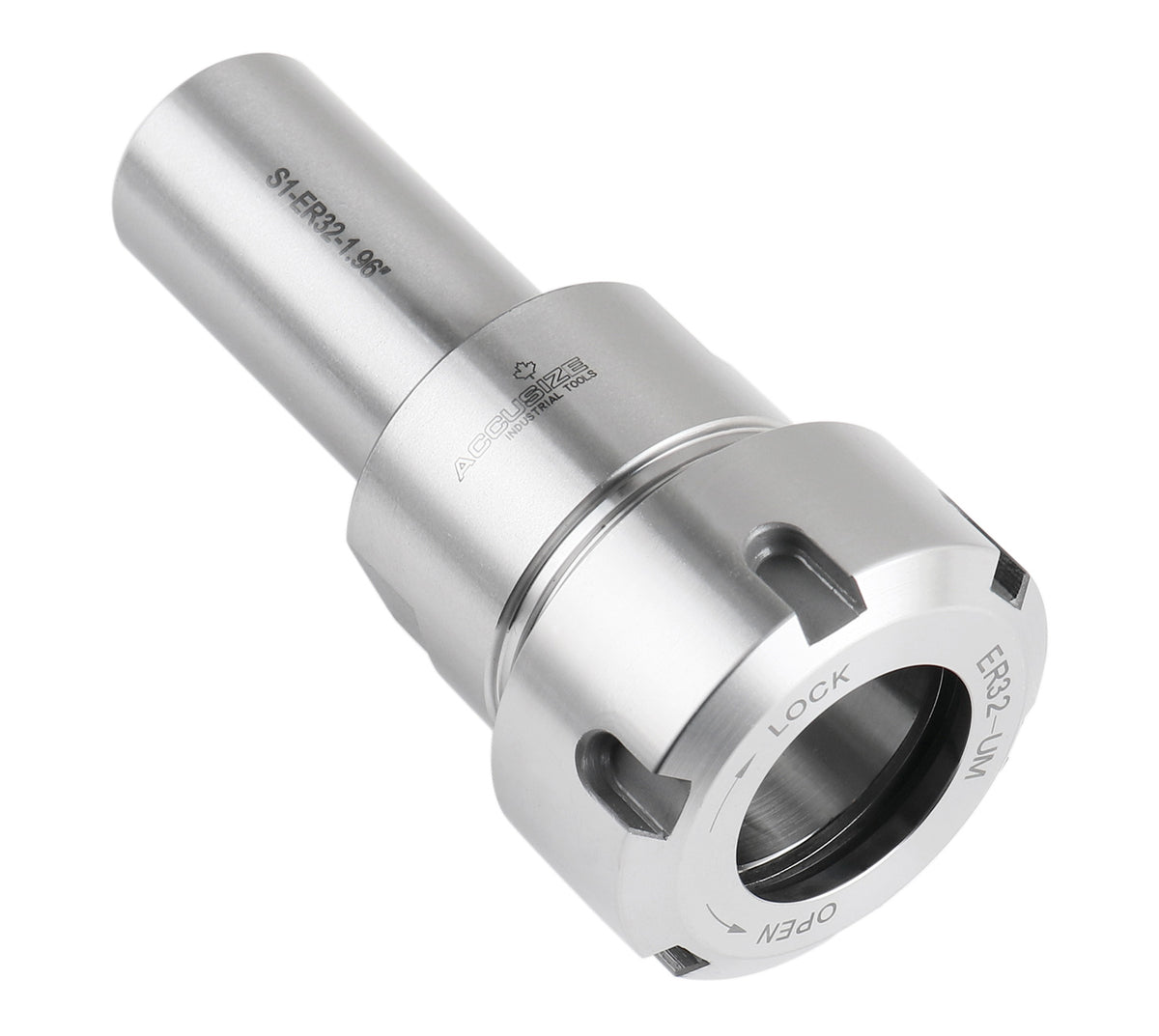 Mandrin à pince hexagonale ER16 à tige droite 3/4", fabriqué en acier allié de haute qualité, trempé selon HRC 56-60