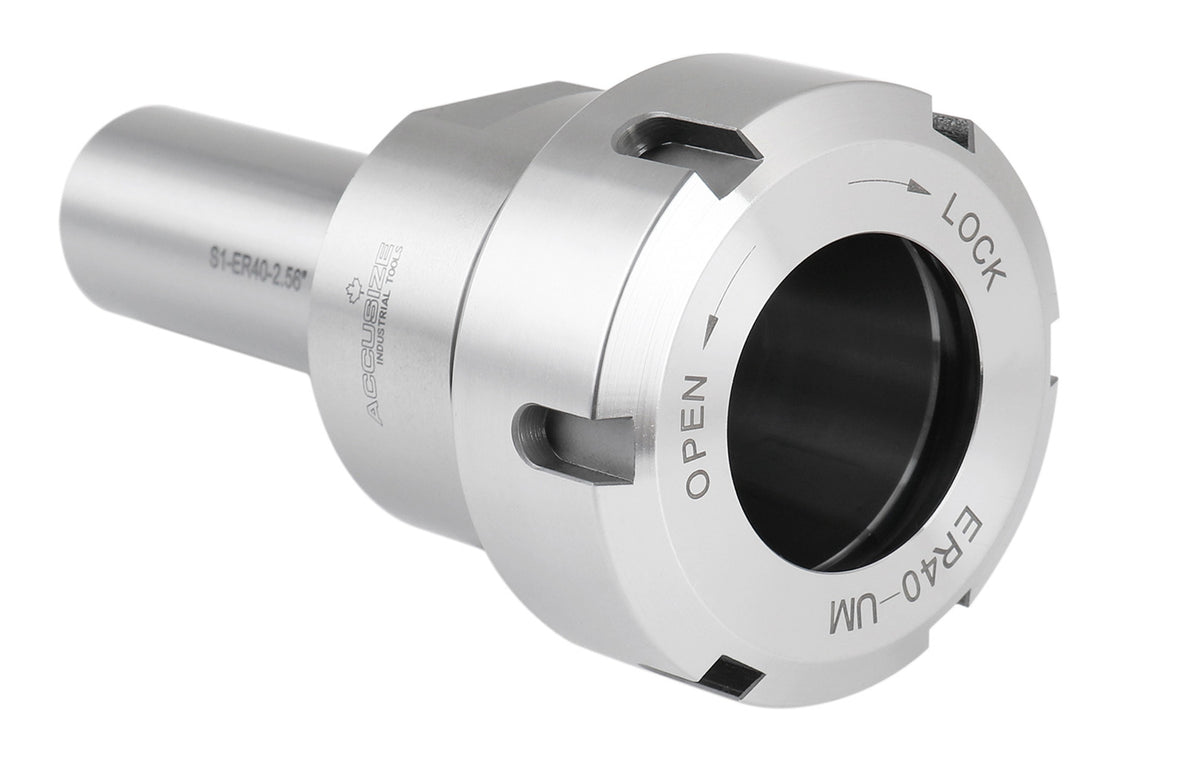 Mandrin à pince hexagonale ER16 à tige droite 3/4", fabriqué en acier allié de haute qualité, trempé selon HRC 56-60