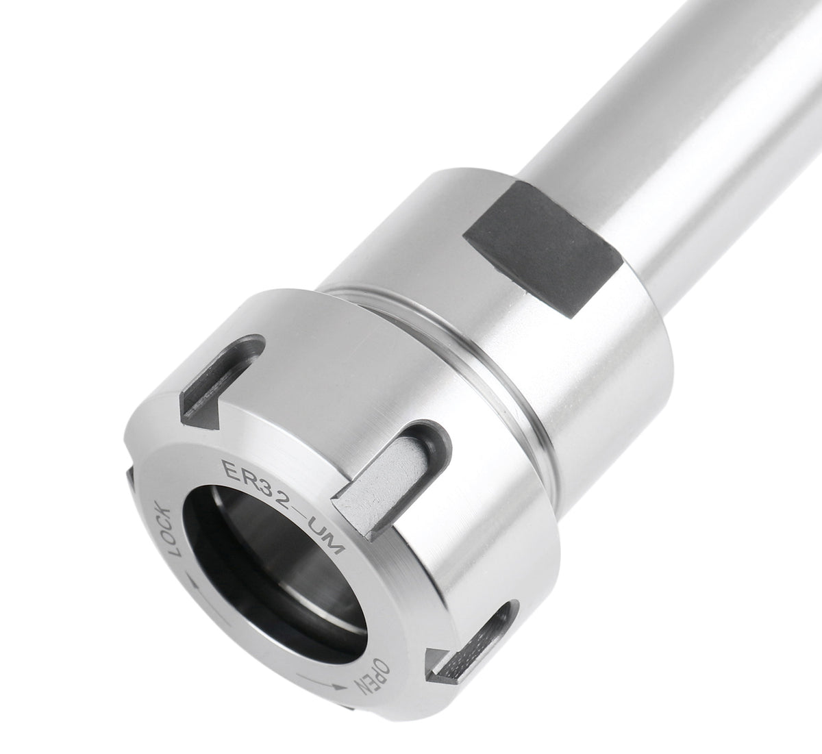 Mandrin à pince hexagonale ER16 à tige droite 3/4", fabriqué en acier allié de haute qualité, trempé selon HRC 56-60