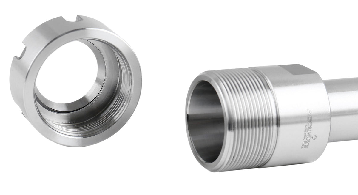 Mandrin à pince hexagonale ER16 à tige droite 3/4", fabriqué en acier allié de haute qualité, trempé selon HRC 56-60