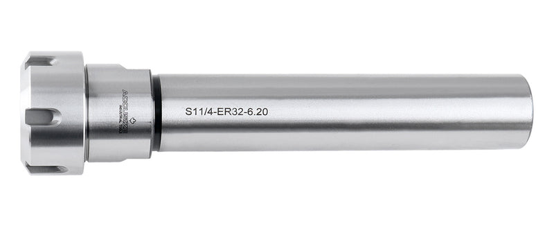 Mandrin à pince hexagonale ER16 à tige droite 3/4", fabriqué en acier allié de haute qualité, trempé selon HRC 56-60