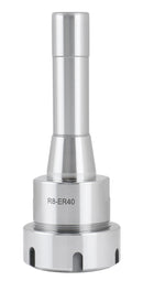 R8 Shank Er40 Collet Chuck, 7/16'' -20 Drawbar End, Max T.I.R. 0.0002'' O.D to I.D. 0223-0240