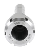R8 Shank Er40 Collet Chuck, 7/16'' -20 Drawbar End, Max T.I.R. 0.0002'' O.D to I.D. 0223-0240