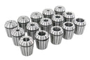 5C Shank ER40 Chuck with 15 pc Collet Set, 1/8" - 1" by 16th,