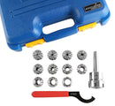 Mt2 Shank Er32 Chuck with 11Pc Collets Kit, 1/8'' - 3/4'' by 16Th, Morse Taper Collet System, 0223-0303