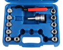 3/4‘’ Straight Shank Er32 Chuck with 11 Pcs Collets Kit, 1/8''-3/4'' by 16th, 0223-0305