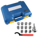 3/4‘’ Straight Shank Er32 Chuck with 11 Pcs Collets Kit, 1/8''-3/4'' by 16th, 0223-0305