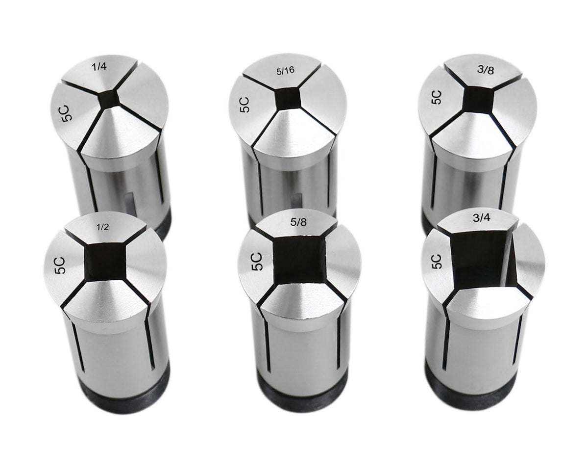 Pinces carrées 5C, 6 pièces, taille incluant 1/4", 5/16", 3/8", 1/2", 5/8" et 3/4", 0223-0310