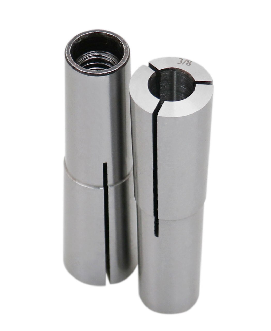 Morse Taper #2 Round Collet Set, 7 Pcs/Set, Size Including 1/8", 3/16", 1/4", 5/16", 3/8", 7/16", & 1/2", 0223-0311