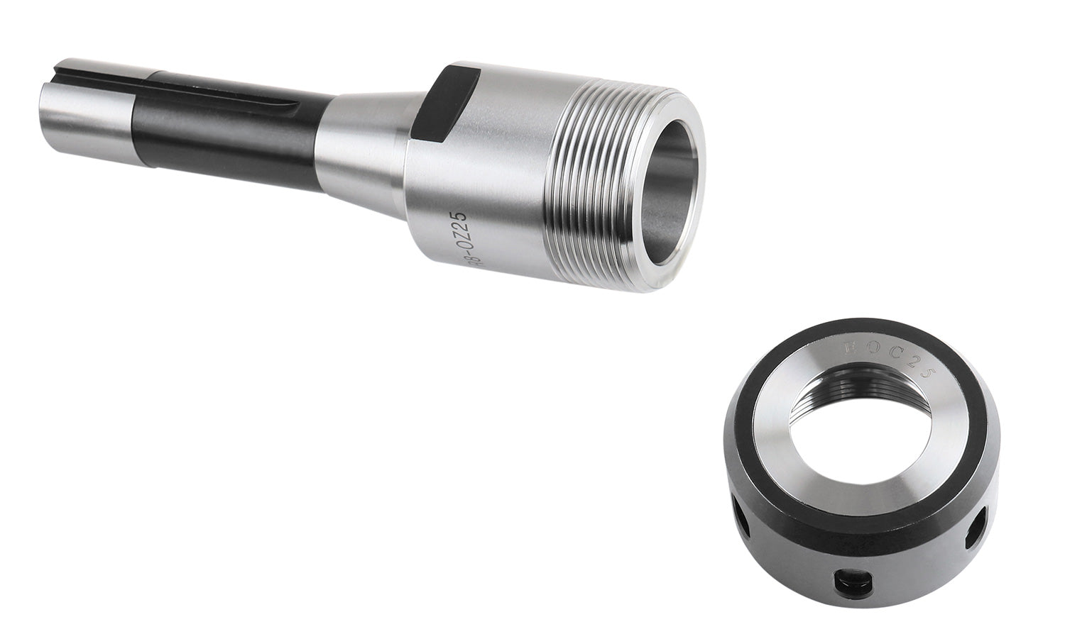 ER-20 Collet System with R8 Bridgeport Shank and Wrench, Accusize