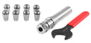 R8 Shank Plus 8 Pcs Er16 Collet System and 1 Wrench in a Fitted Box, 0223-0944