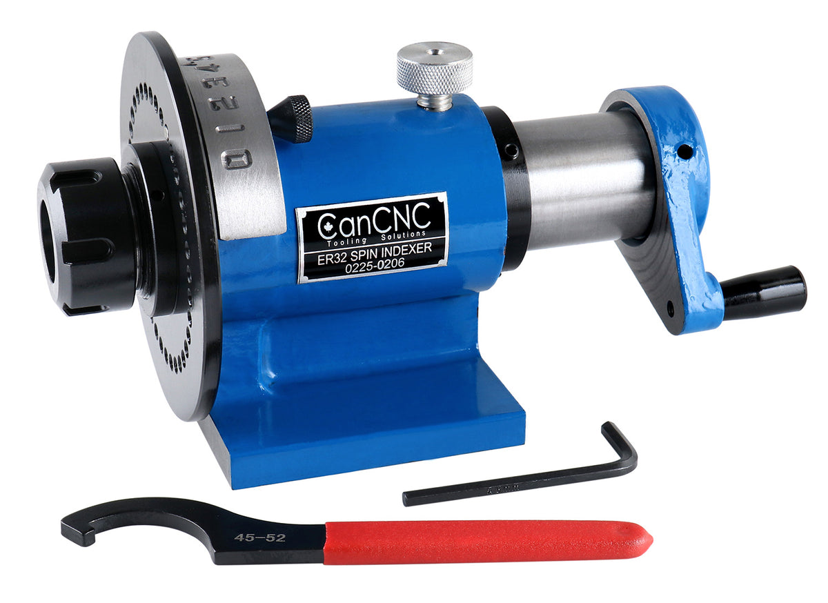 ER32 PRECISION INDEXING AND GRINDING SPIN JIG, WITH WRENCH, 0225-0206