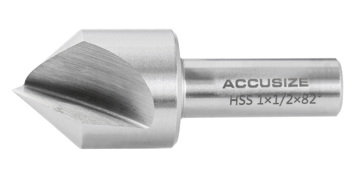 9 Pc Single Flute H.S.S. Countersink Set, 82 Degrees, Ground, 0245-1029