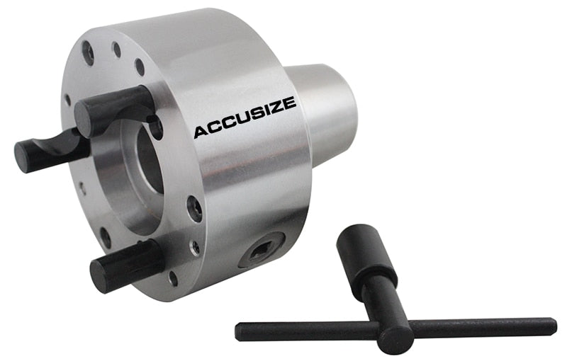 5C Collet Chuck with 1-1/2-8 Semi-Finished Adapter Plate,Chuck Dia. 5 # 5C-05F0 5C Collet Chuck with 1-1/2-8 Semi-Finished Adapter Plate,Chuck Dia. 5 # 5C-05F0
