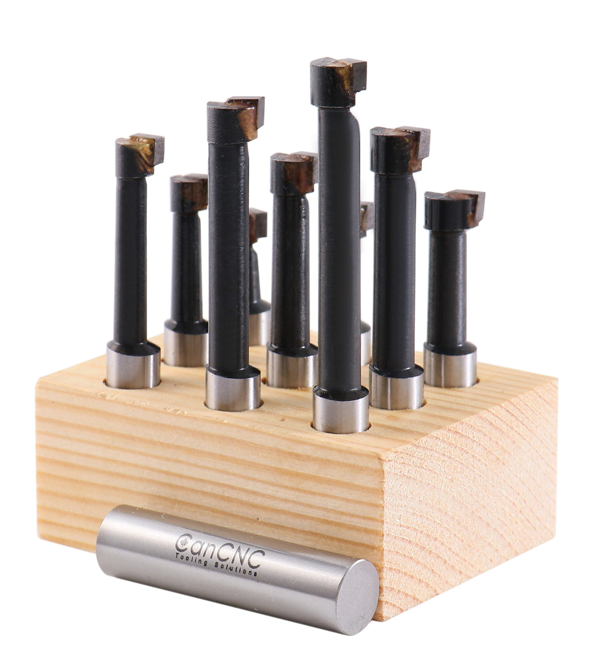3/8'' 9 Pc Carbide Tipped Boring Bar Set, 0375-0111