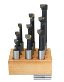 1/2'' 9 Pc Carbide Tipped Boring Bar Set, 0375-0333