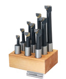 1/2'' 9 Pc Carbide Tipped Boring Bar Set, 0375-0333