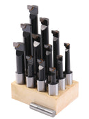 3/4'' 12 Pc Carbide Tipped Boring Bar Set, 0375-0777