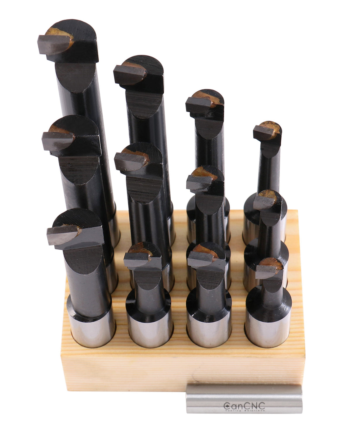 3/4'' 12 Pc Carbide Tipped Boring Bar Set, 0375-0777