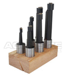 1'' 6 Pc Carbide Tipped Boring Bar Set, 0375-0999