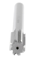 15.0 mm H.S.S. M2 Straight Shank Straight Flute Chucking Reamers, Right Hand, Shank Dia 11 mm, 6 Flute, 8'' Oal, 0400-5150