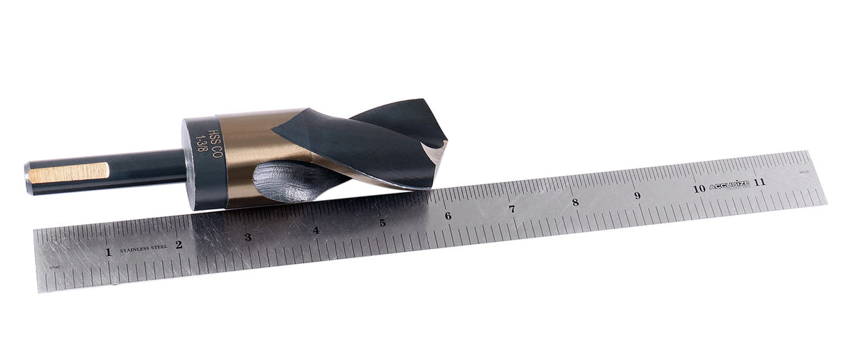 ANSI M35(H.S.S. + 5% Cobalt) 1/2" Shank S & D Drill, 135° Split Point