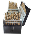 0422-0003, 115 PC HSS TIN Coated Drill Bit Sets, 3-in-1, 1/16 - 1/2" By 64ths, No.1 to 60, A to Z