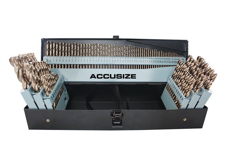 box tackle drill M35 HSS+5% Cobalt Premium 115 Pcs Drill Set 3-in-1, 135 deg split poin