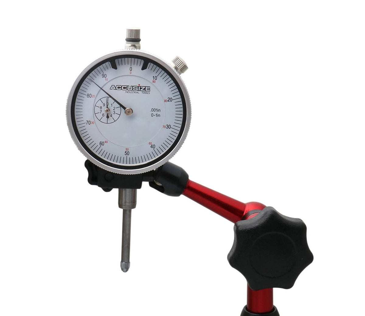 3pc Measuring Tools Set, 1" x 0.001" Dial Indicator, 0.03" x 0.0005" Dial Test Indicator & a 30kgs Mini Magnetic Base, Professional Combo, 0510-0518