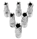 Slugger Cutter Set 1" Cutting Depth with 3/4" Weldon Shank, 9/16'', 11/16'', 13/16'' Cutting Diameter, 8 Pcs/Set, 0519-0001