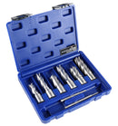 Slugger Cutter Set, 9/16", 11/13", & 13/16" Cut Dia, 1" & 2" Cut Depth, 3/4" Weldon Shank, 2 Pilot Pins, 8 Pcs, 0519-0002