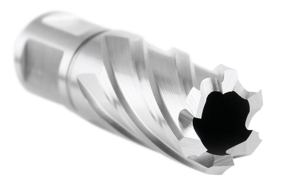 Slugger Cutter Set, 9/16", 11/13", & 13/16" Cut Dia, 1" & 2" Cut Depth, 3/4" Weldon Shank, 2 Pilot Pins, 8 Pcs, 0519-0002