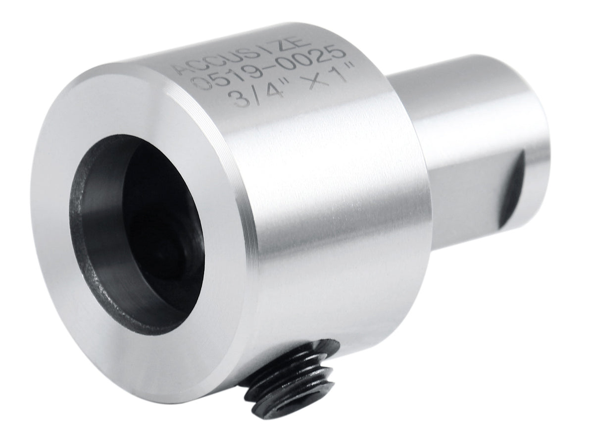 Adaptateur de coupe annulaire à tige Weldon 3/4 po, 2", 3", 4", etc.