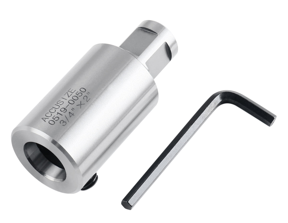 Adaptateur de coupe annulaire à tige Weldon 3/4 po, 2", 3", 4", etc.