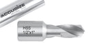 HSS Fully Ground Drills with 3/4in., Weldon Shank, 0519 Series