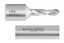 HSS Fully Ground Drills with 3/4in., Weldon Shank, 0519 Series