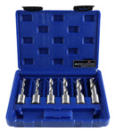 6pcs/Set H.S.S. Fully Ground Drill Sets with 3/4" Weldon Shank, 2inch Cutting Depth, 0519-5002