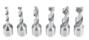 6pcs/Set H.S.S. Fully Ground Drill Sets with 3/4" Weldon Shank, 2inch Cutting Depth, 0519-5002