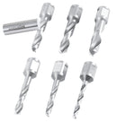 6pcs/Set H.S.S. Fully Ground Drill Sets with 3/4" Weldon Shank, 2inch Cutting Depth, 0519-5002